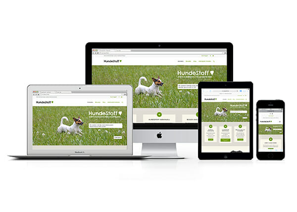 Webseite und Onlineshop „HundeStoff“