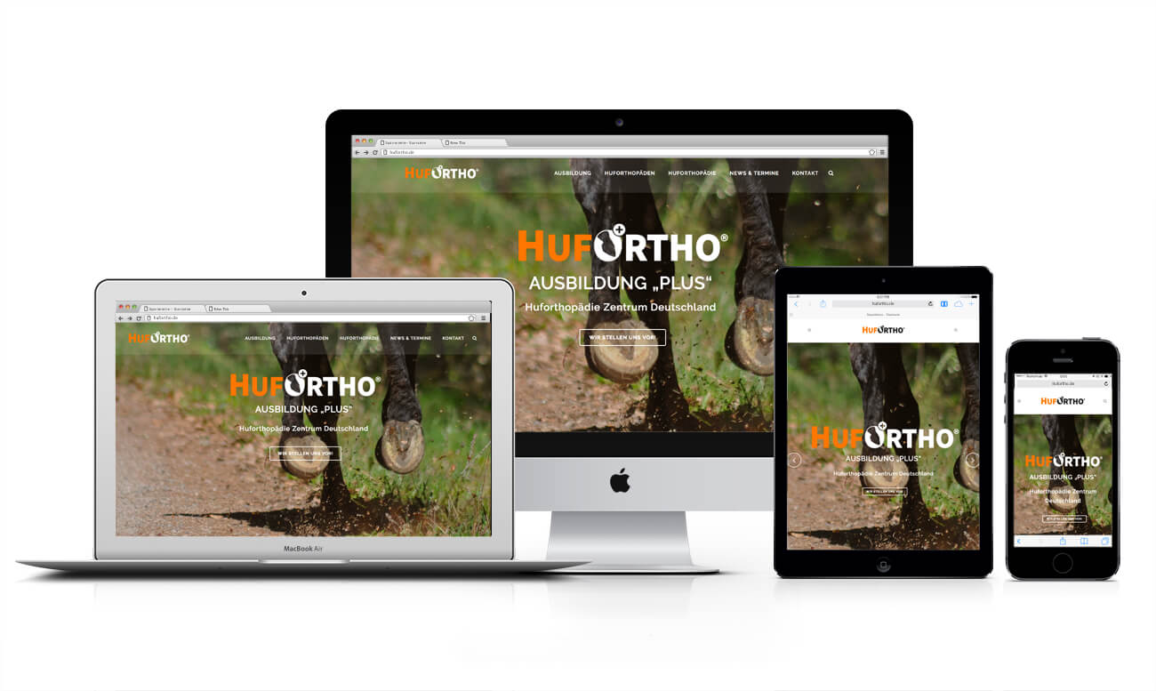 Hufortho® Webseite